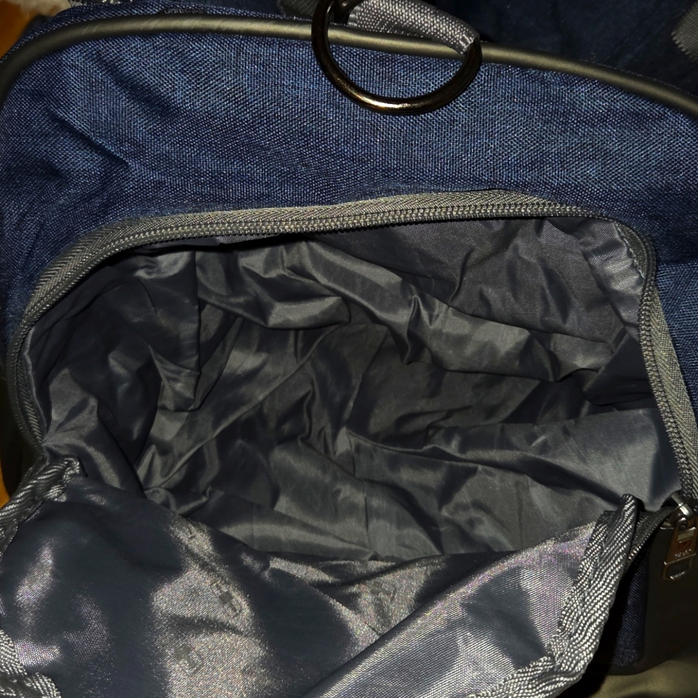 Swiss Tech Blue and Gray Men's Duffel Bag - Picture 8 of 11